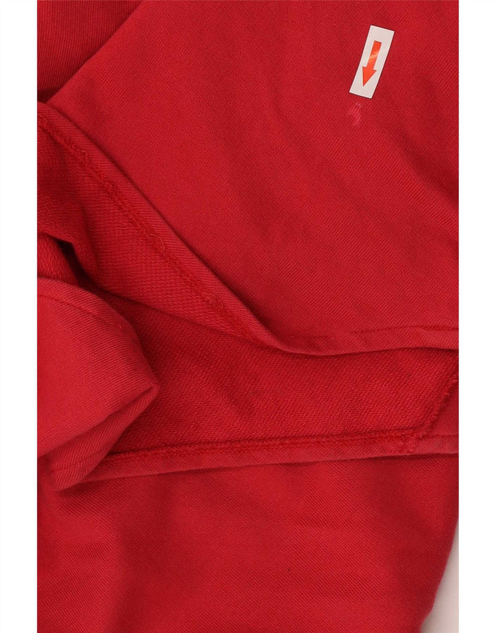 Lacoste Robe pull sweat femme EU 38 coton rouge moyen