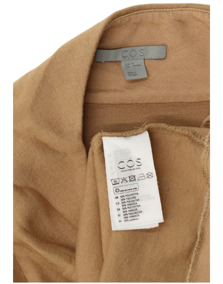 Cos Haut Femme Manches Longues UK 44 Polyester Beige Moyen