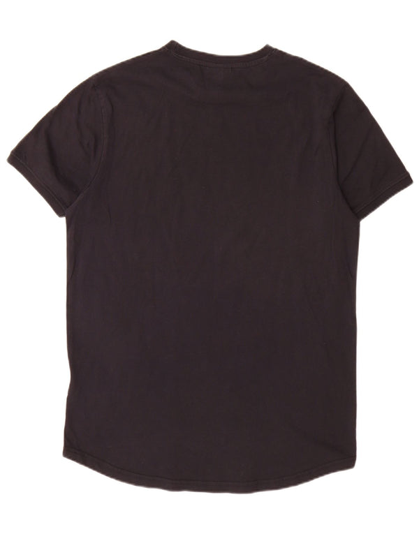 Ellesse T-Shirt Graphique Haut Noir Moyen Coton Homme