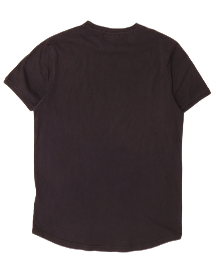 Ellesse T-Shirt Graphique Haut Noir Moyen Coton Homme