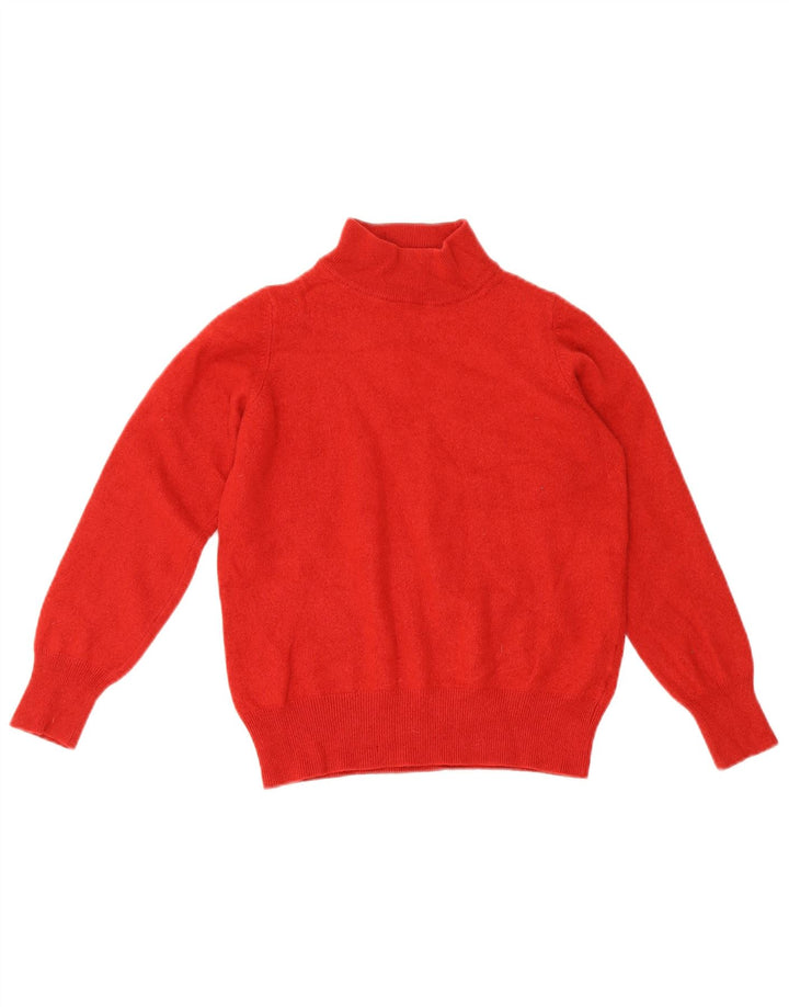 Marks & Spencer Pull court à col roulé pour femme UK 16 Large Rouge