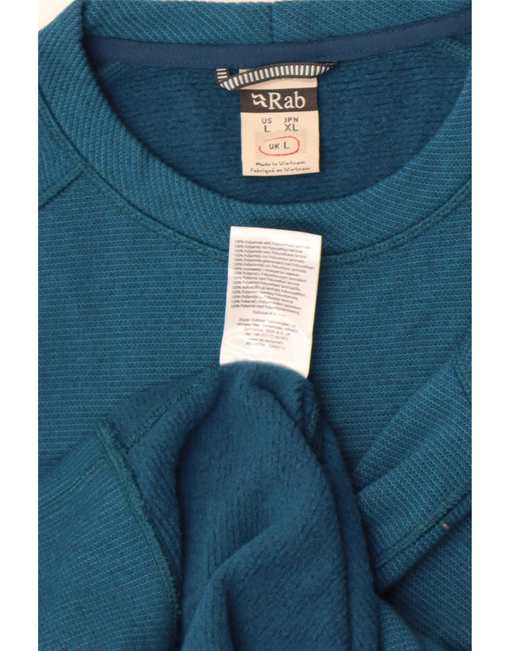 Rab Mens Sweatshirt Jumper Grand Bleu Polyester