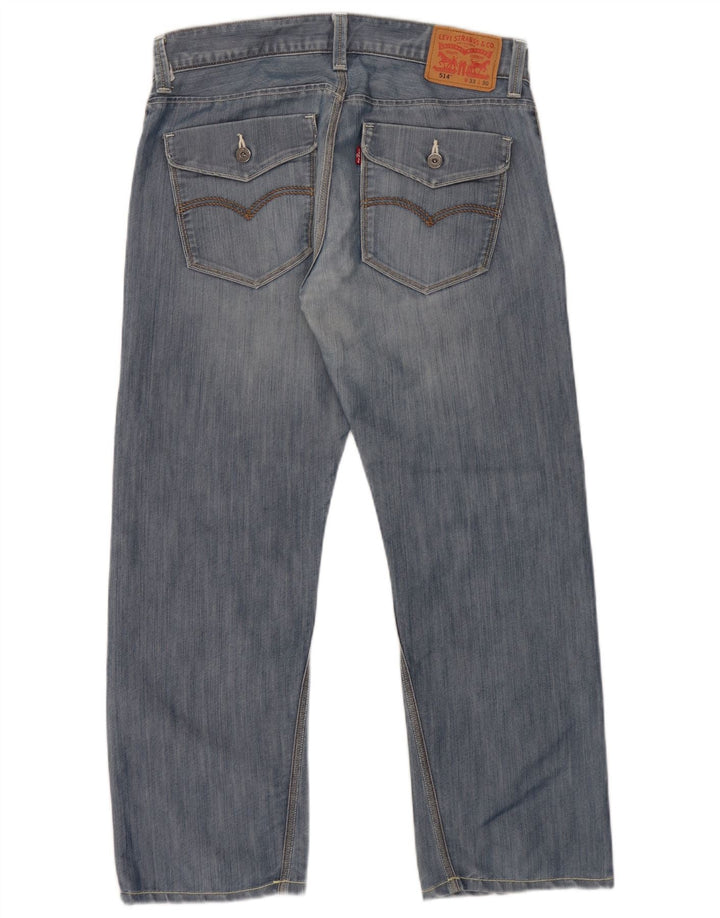 Levi's Jean Droit 514 Homme Bleu W33 L30 Coton