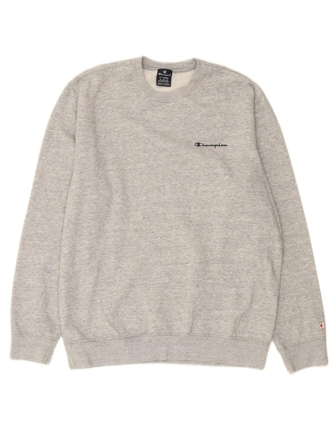 CHAMPION Mens Sweatshirt Jumper XL Grey Cotton