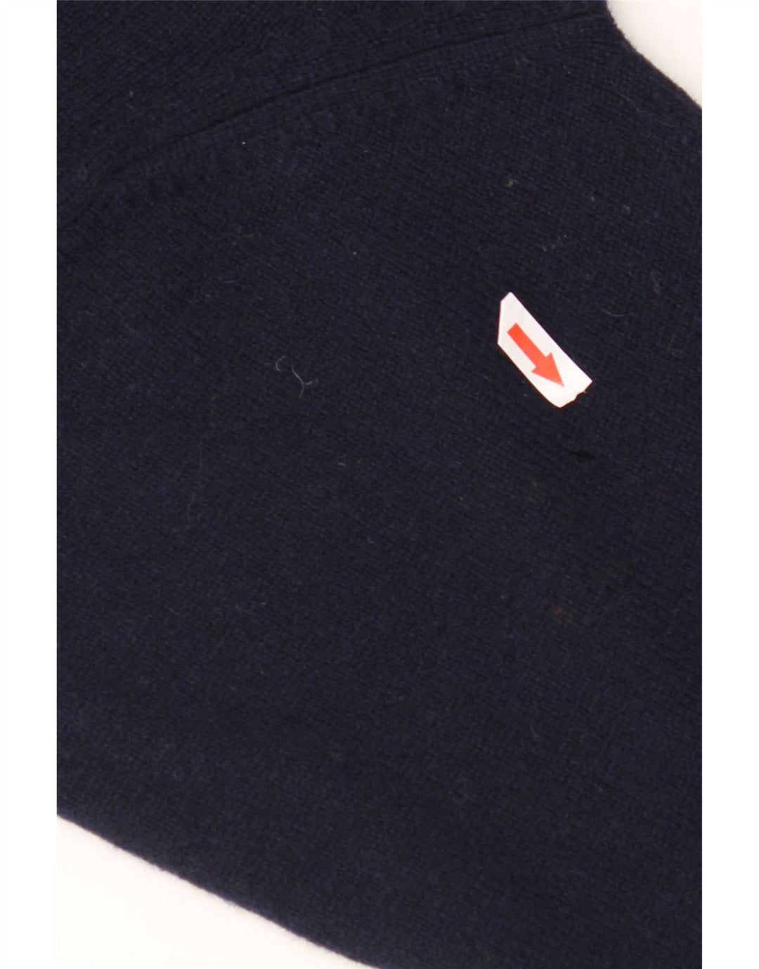 Musto Pull col zippé pour homme en laine d'agneau bleu marine Taille L