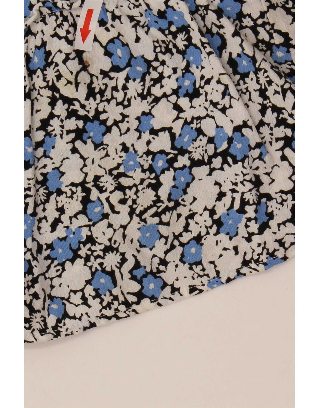 Zara Femme Hot Pants Small W26 Viscose Florale Multicolore