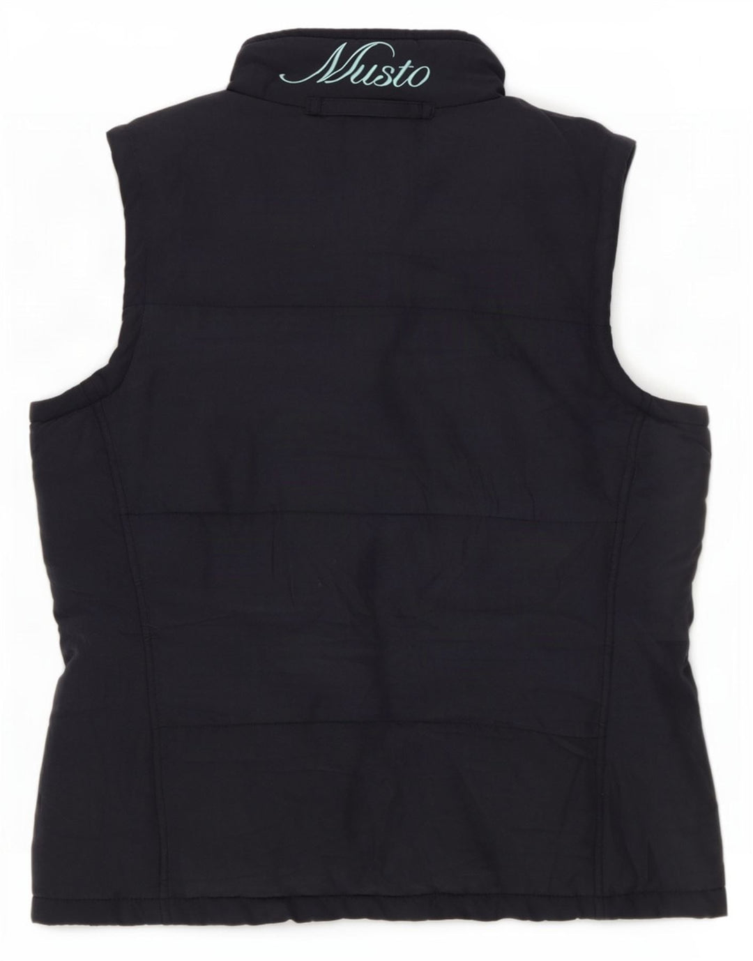 Musto Gilet rembourré pour femme UK 14 Large Bleu marine Polyester