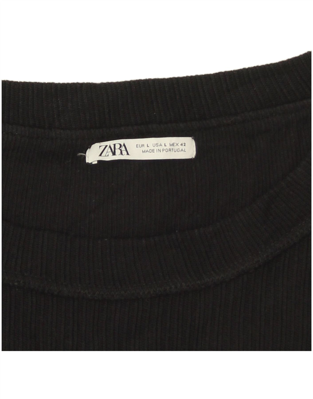 Zara T-shirt graphique pour hommes, grand, noir