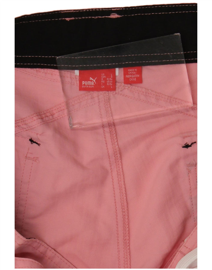 Puma Short de Bain Graphique Homme Rose Large