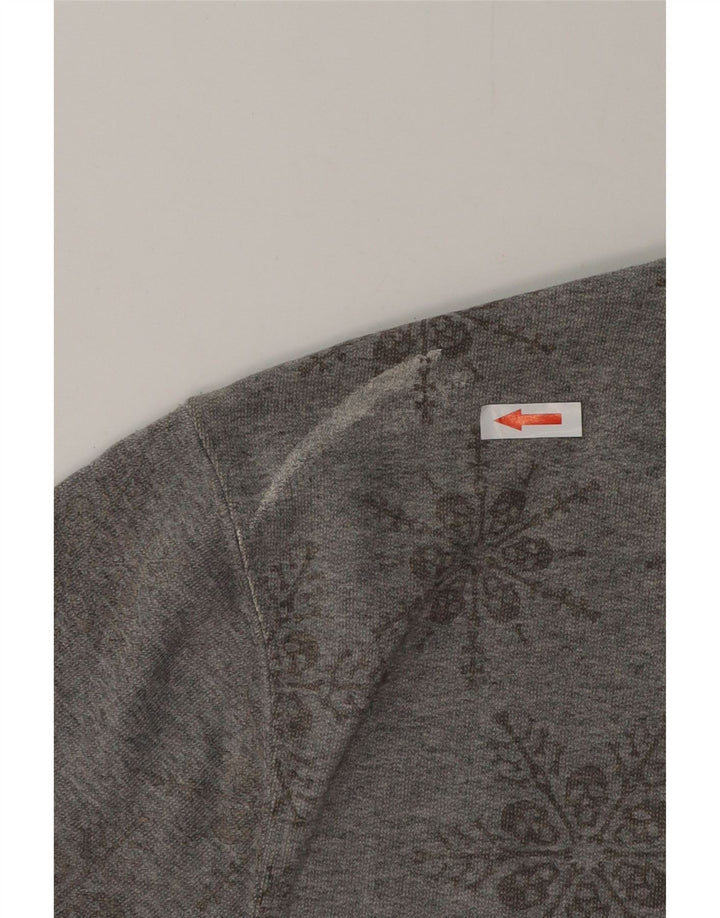 Vans Sweat-shirt en coton à fleurs gris moyen pour homme