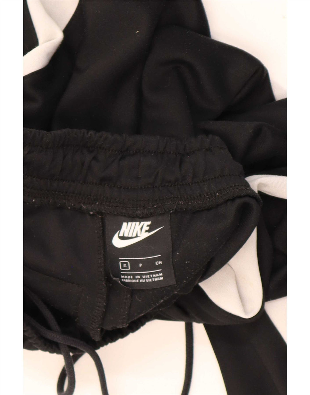 Nike Pantalon de survêtement Swoosh pour homme Taille S en polyester color block noir
