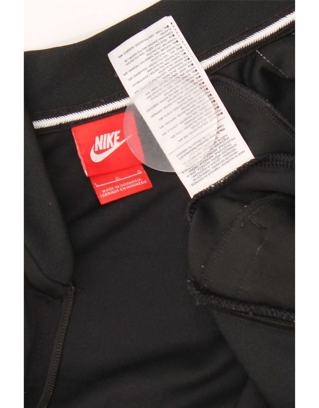 Nike Veste de survêtement pour homme Taille L en polyester color block noir