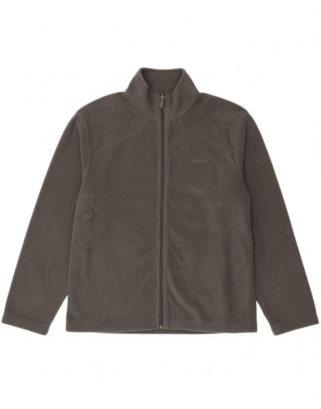 REEBOK Mens Fleece Jacket UK 40 Large Grey Polyester Vintage Reebok and Second-Hand Reebok from Messina Hembry 