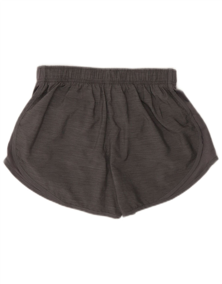 Short de sport Nike pour femme UK 8 petit polyester moucheté gris