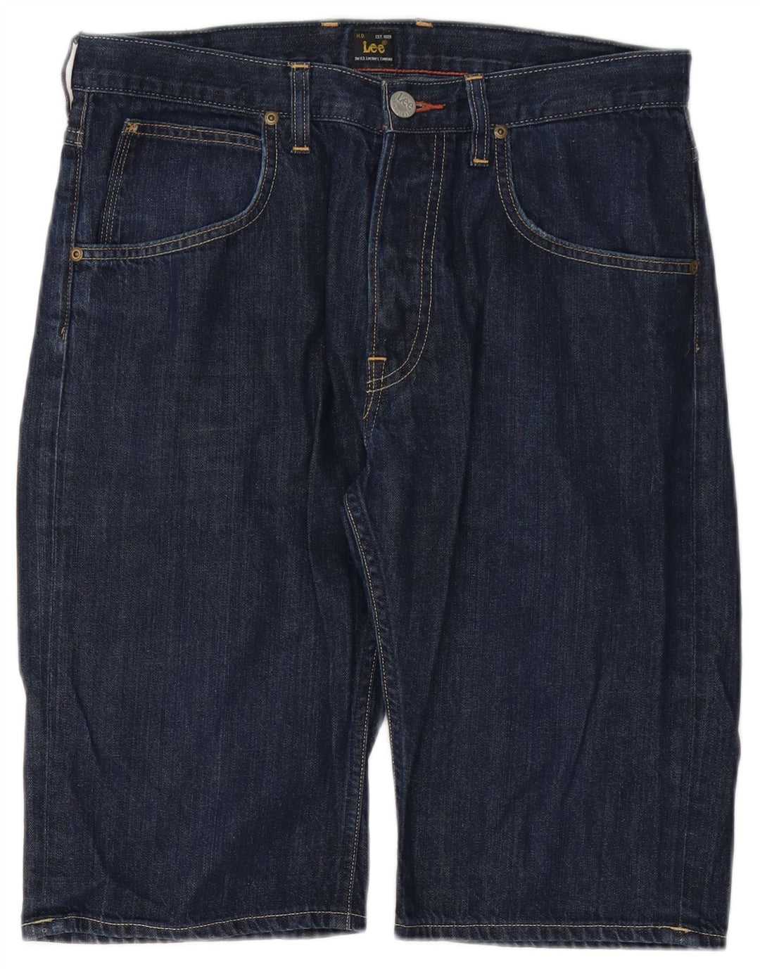Lee Short en jean court 5 poches pour homme W32 en coton bleu marine moyen