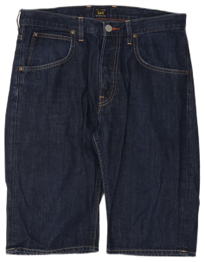 Lee Short en jean court 5 poches pour homme W32 en coton bleu marine moyen