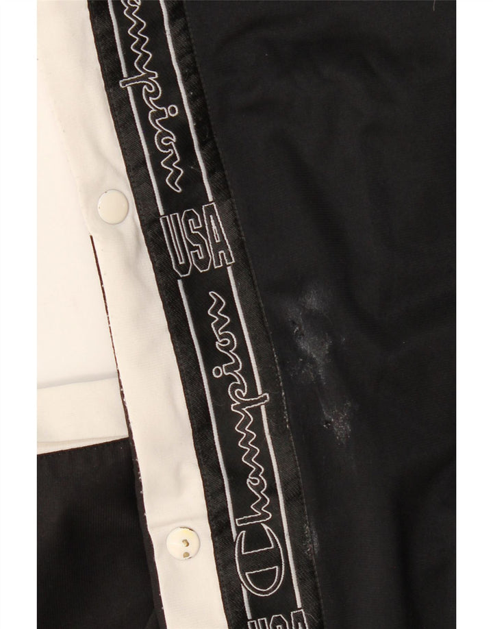 Champion Pantalon de Survêtement Graphique Homme Noir Medium Colourblock