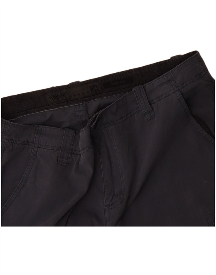 MOSSIMO Mens Cargo Shorts W36 Large Navy Blue Cotton