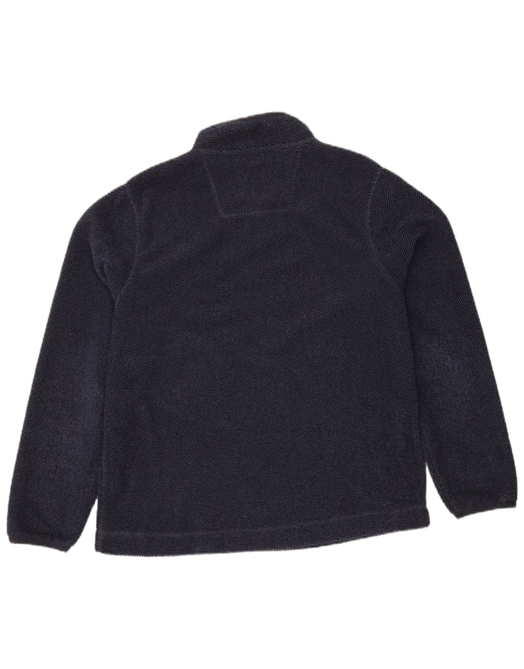 Weird Fish Pull à col zippé pour homme en polyester bleu marine