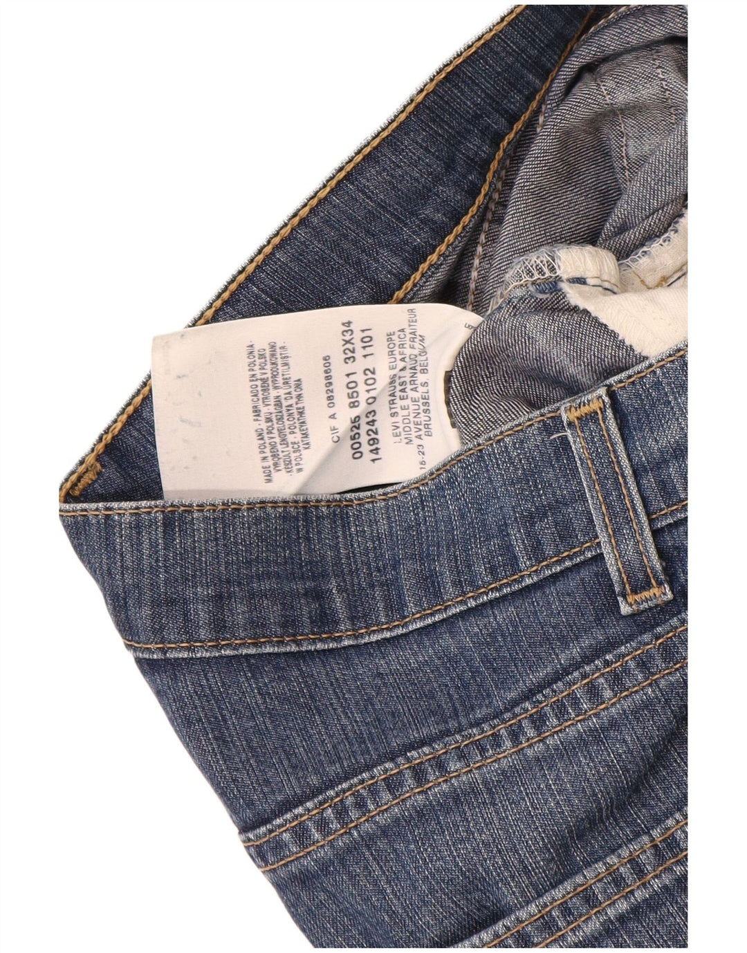 Levi's Jean 526 Bootcut Femme Bleu W32 L29 Coton