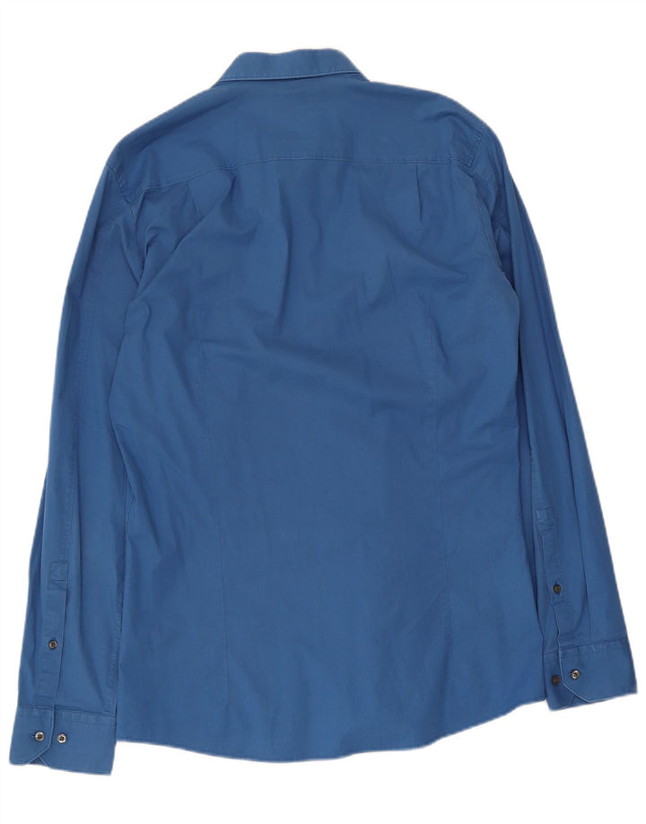 Hugo Boss Chemise Slim Fit pour hommes, grand bleu