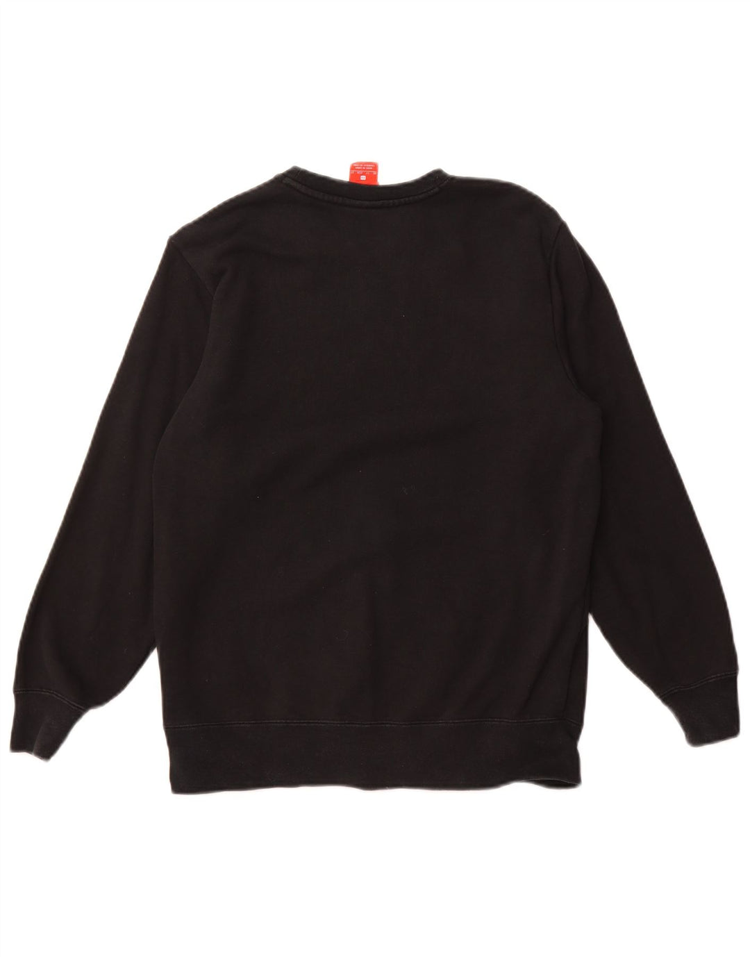 NIKE Sweat-shirt surdimensionné graphique pour femme UK 6 XS Coton noir