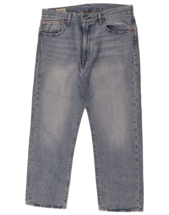 LEVI'S Jean Droit 551 Homme W33 L27 Bleu Coton