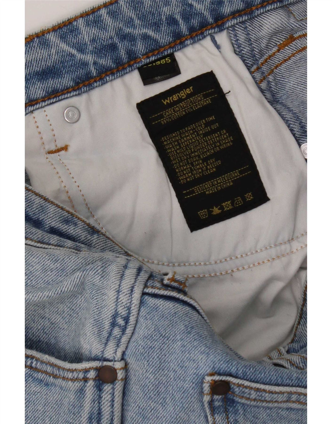 Wrangler Jean Skinny Sid Homme W30 L30 Bleu Coton
