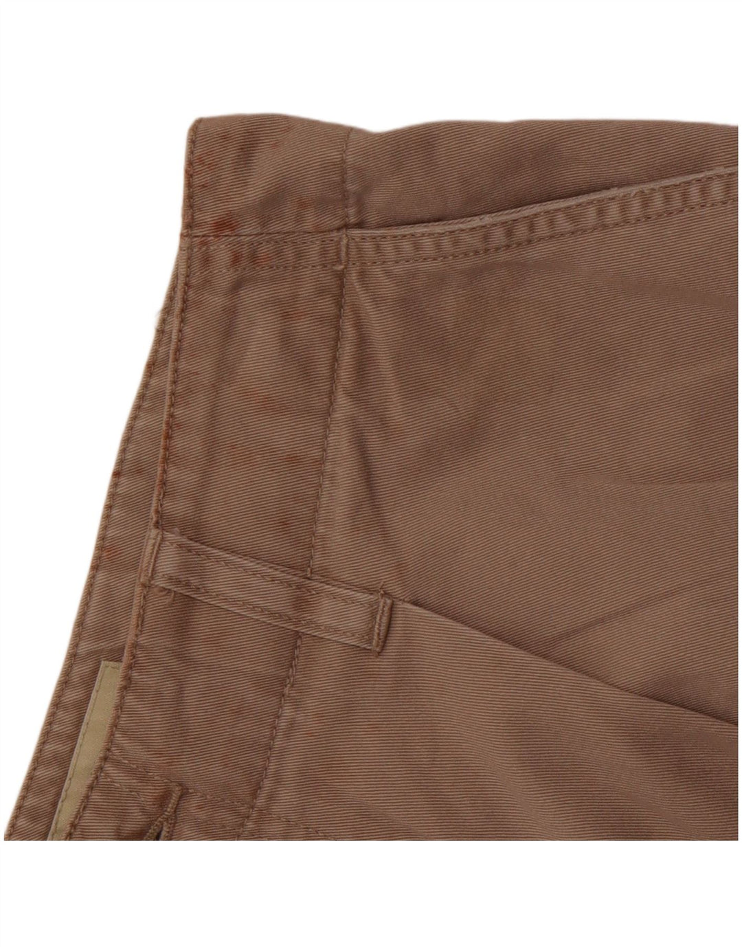 EDDIE BAUER Short chino taille haute pour femme US 12 Large W30 Beige