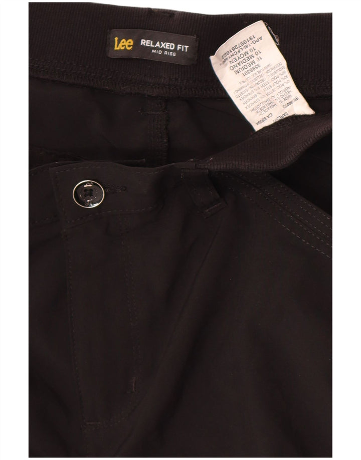 Lee Short cargo taille moyenne pour femme, coupe décontractée, US 10 Large W30 Noir