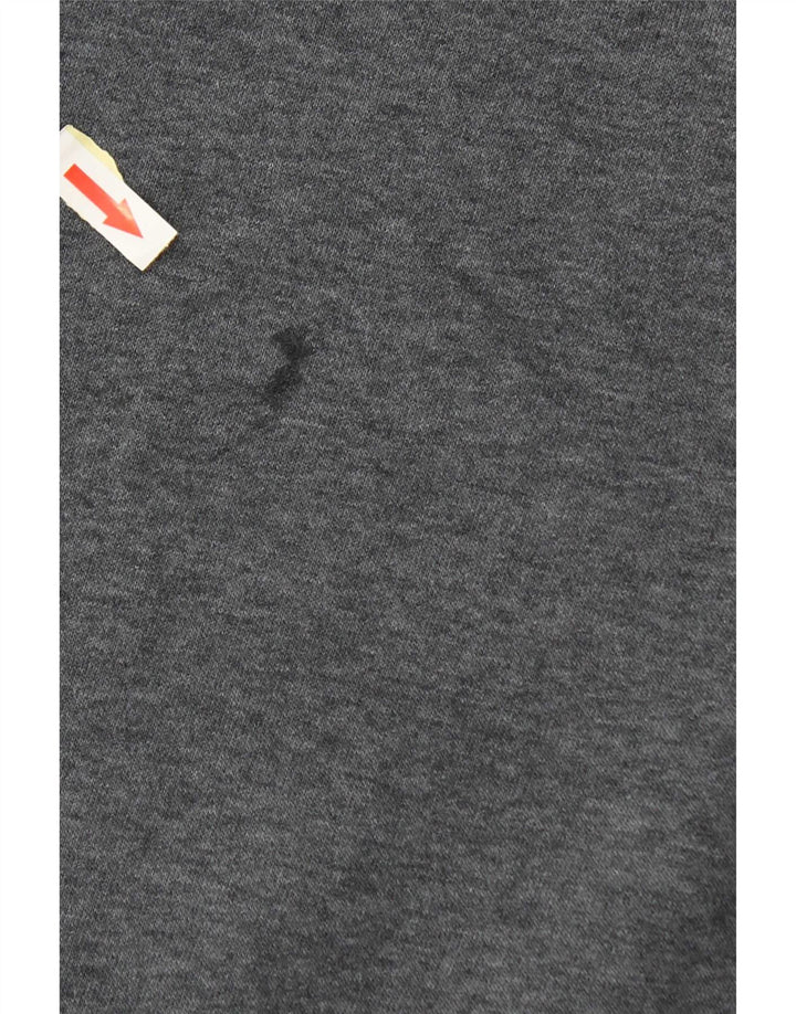Adidas Sweat-shirt graphique pour femme UK 12/14 Gris moyen Coton