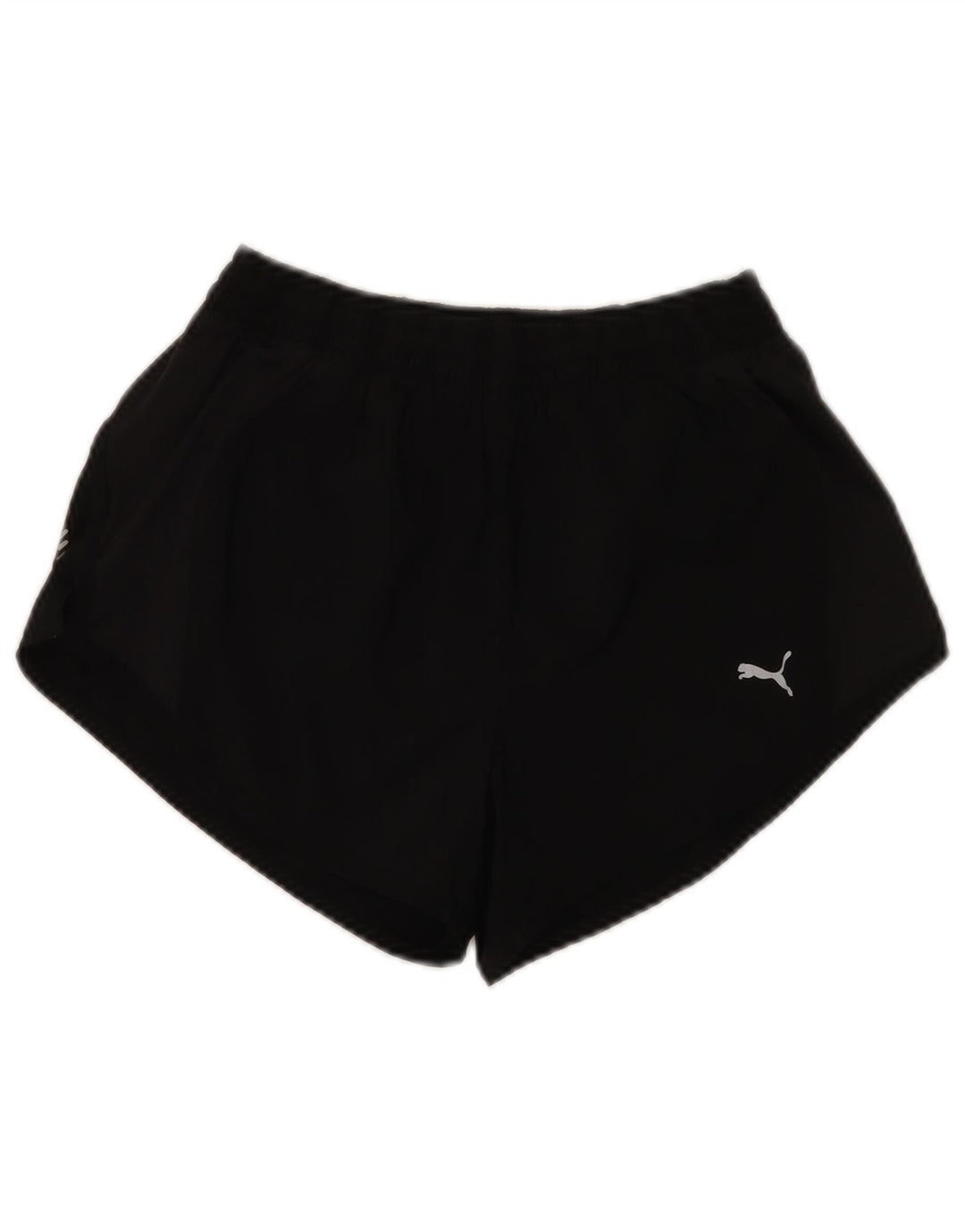 Puma Short de sport pour femme UK 10 Small Noir Polyester