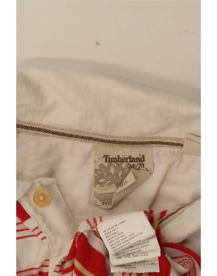 Timberland Polo Homme Rouge Moyen Rayé Coton
