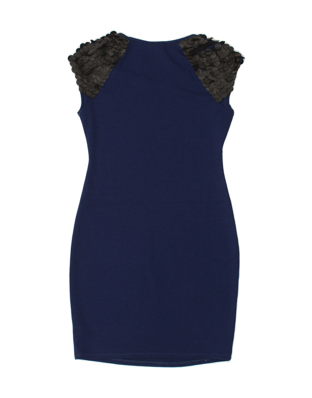 MOSSIMO Womens Bodycon Dress UK 6 XS Navy Blue Colourblock Polyester Vintage Mossimo and Second-Hand Mossimo from Messina Hembry 