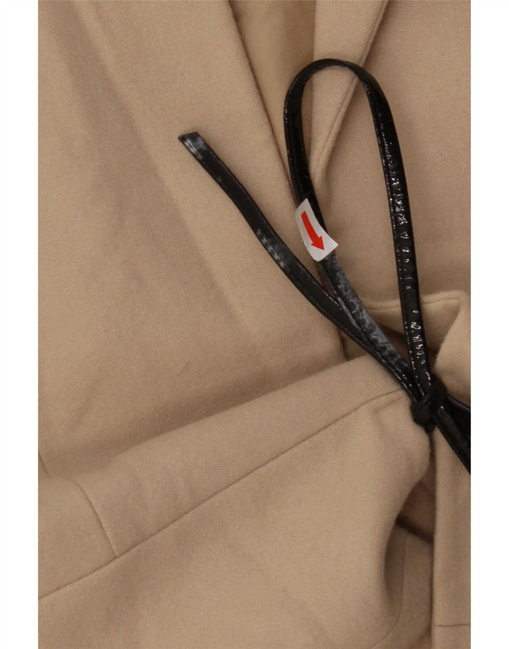 PATRIZIA PEPE Veste Blazer Femme IT 40 Petite Laine Beige