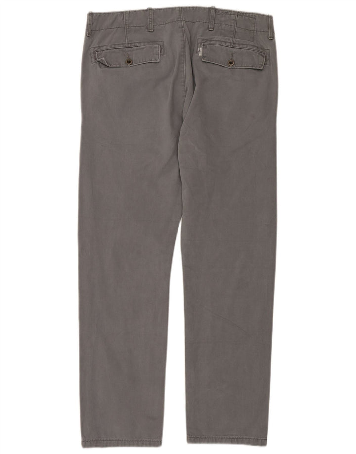 LEVI'S Pantalon Chino Droit Homme W33 L30 Gris Coton