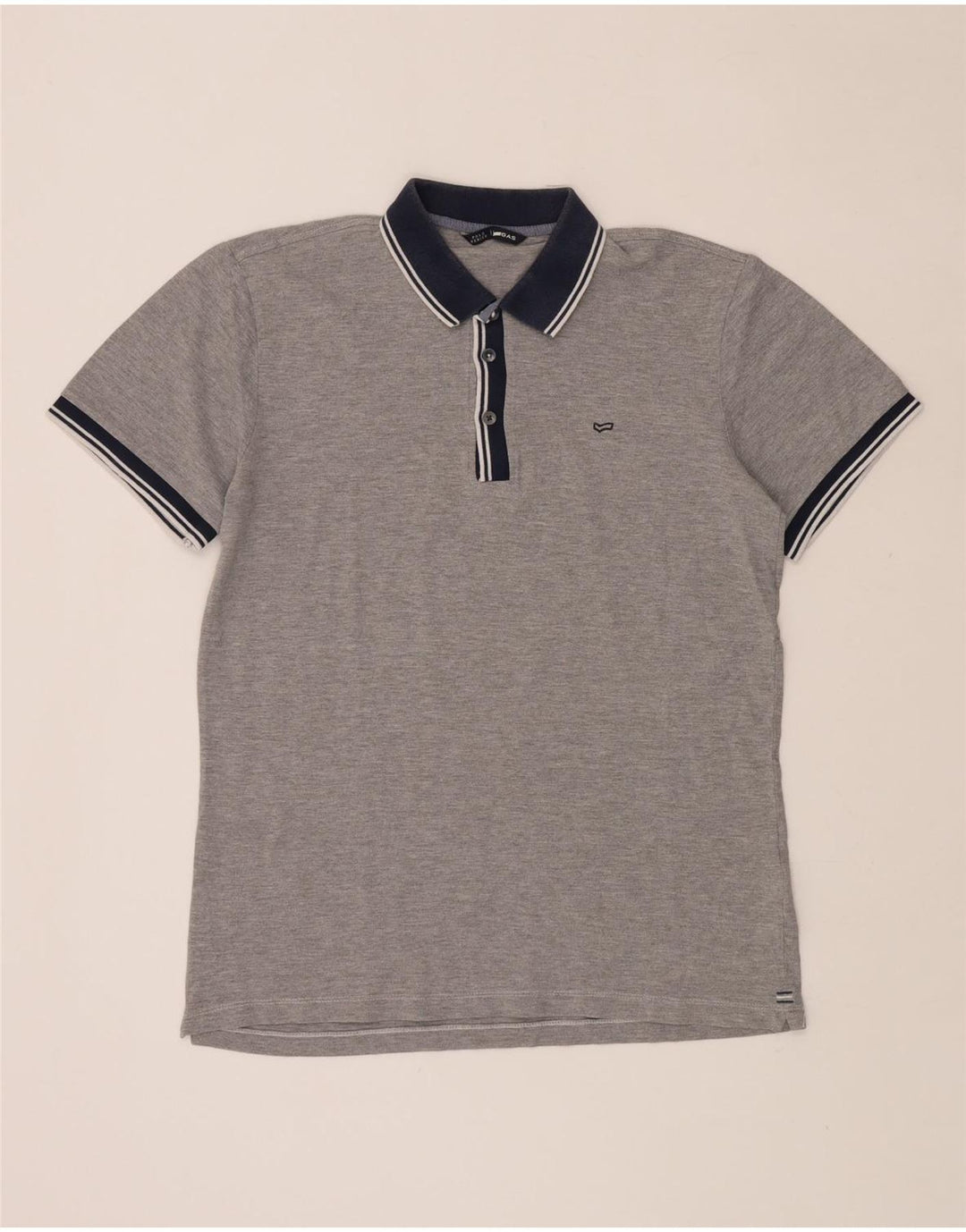 GAS Polo Homme Gris Moyen