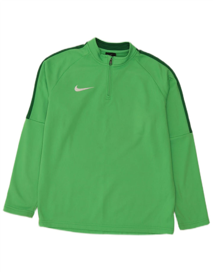 Nike Haut de survêtement Dri Fit pour garçon 12-13 ans Vert Taille L