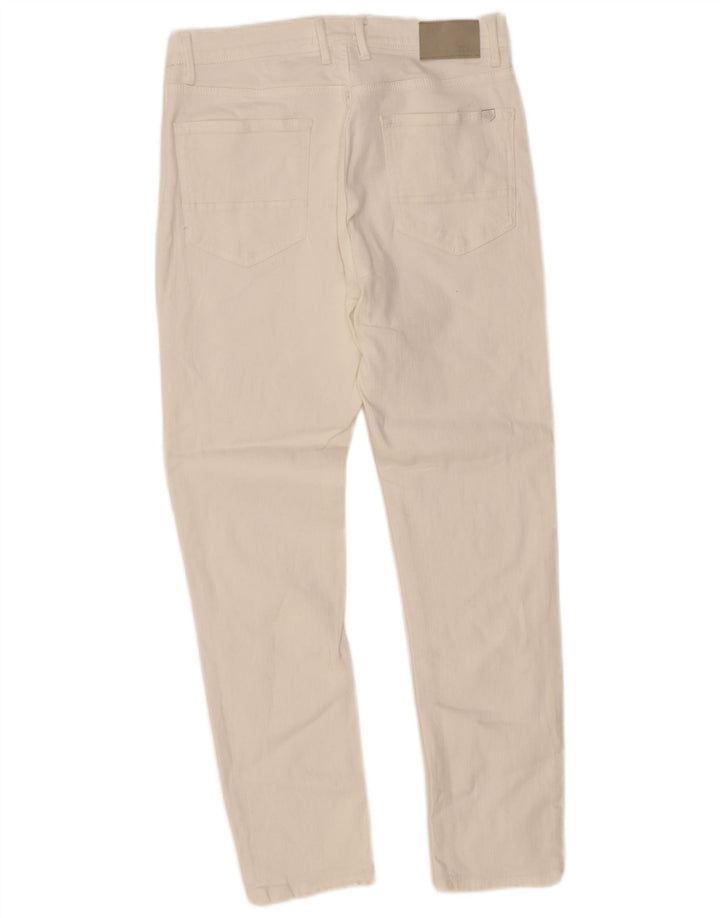 Zara Jean slim pour homme EU 42 Large W32 L29 Blanc