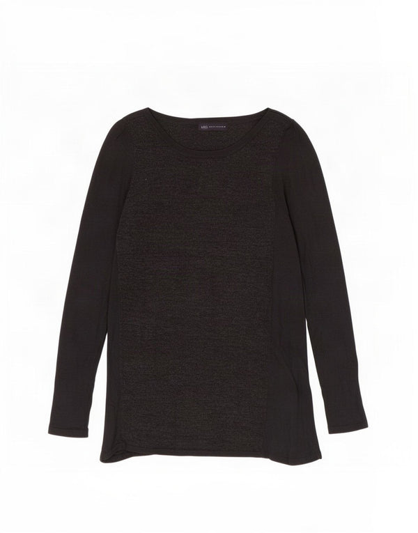 Marks & Spencer Pull col bateau pour femme UK 8 Small Gris Acrylique