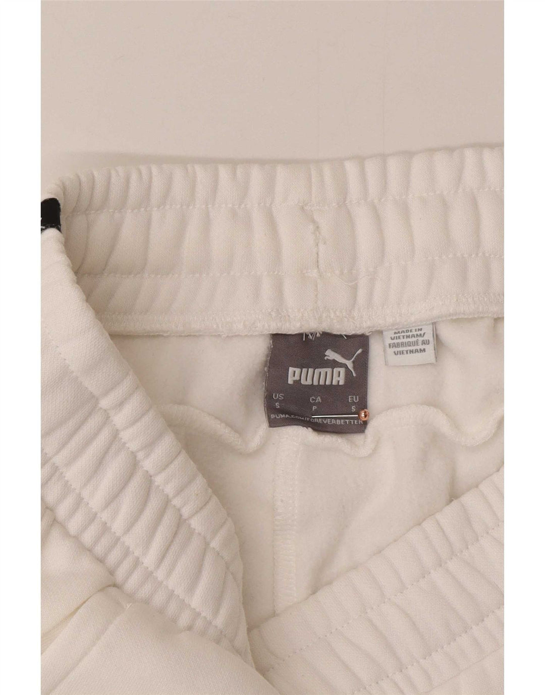 Puma Pantalon de Survêtement Joggers Homme Blanc Small