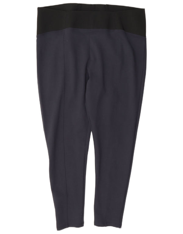 Marks & Spencer Legging taille haute pour femme UK 20 2XL Bleu marine Viscose