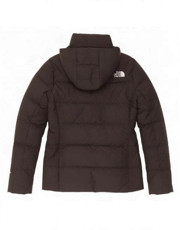 The North Face Veste rembourrée à capuche pour femme UK 6 XS Noir Polyester