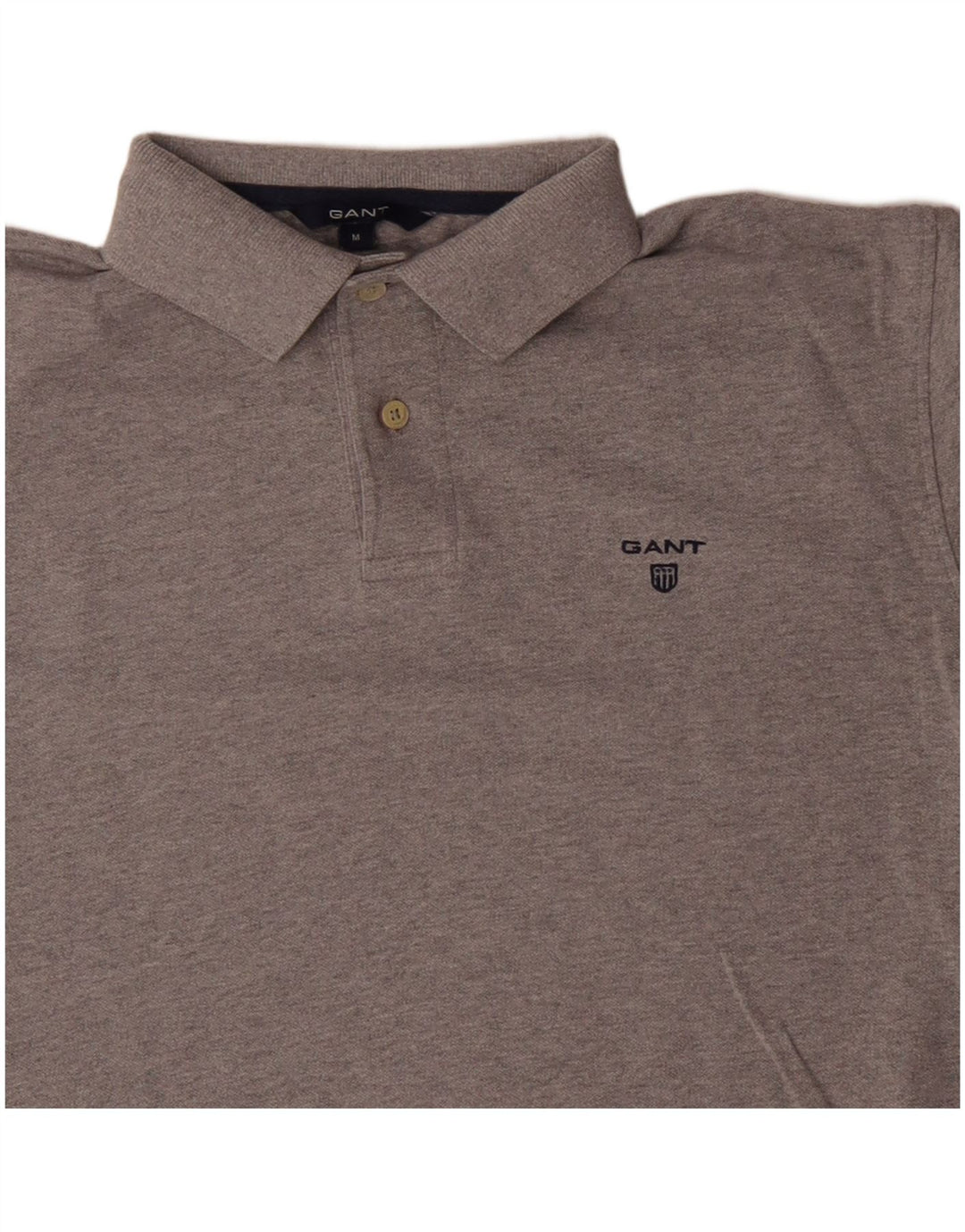 Gant Polo Homme Gris Moyen Coton