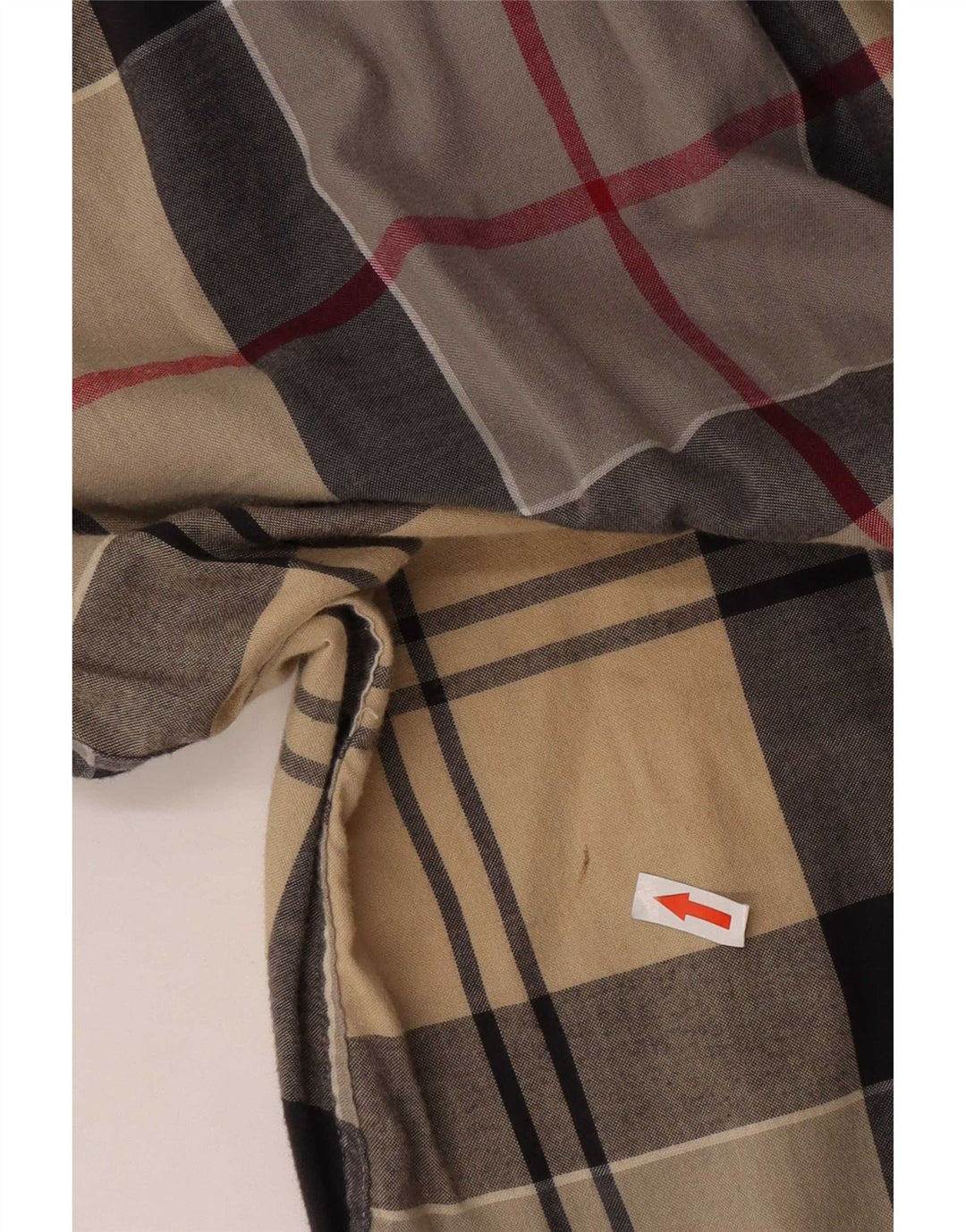 Barbour Chemise Coupe Ajustée Homme Grand Coton à Carreaux Beige