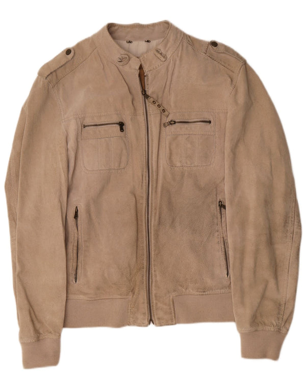 Conbipel Veste motard en daim pour homme IT 54 XL Cuir gris