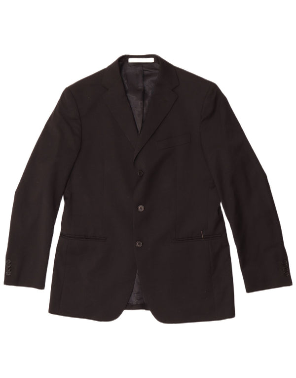 Ferre Veste Blazer 3 Boutons Homme IT 52 XL Laine Noir