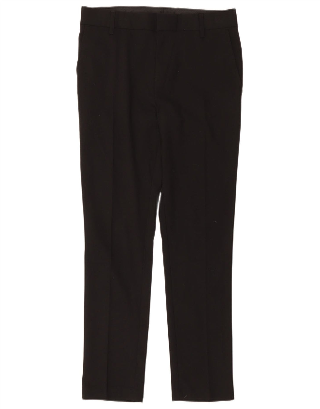Marks & Spencer Pantalon de Costume Slim Garçon 12-13 ans W32 L27 Noir Polyester