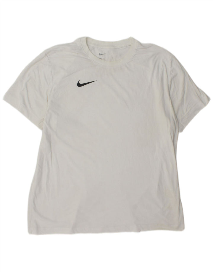 Nike T-shirt Dri Fit pour homme XL Blanc