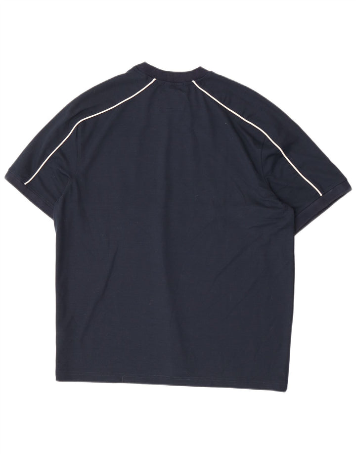 Jack Wills T-Shirt Graphique Homme Bleu Marine Moyen Colourblock